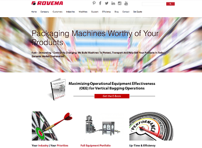 Rovema网站为CPG制造商提供专业知识和洞察力，以改善VFFS操作